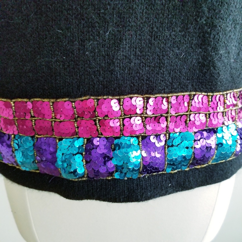 1980s Mi Ki by Majestic Silk/Angora Blend Sweater - Picture 2 of 5